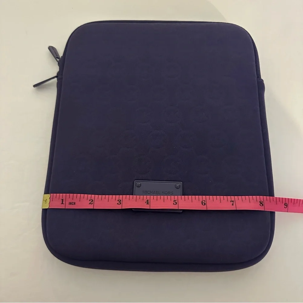 Michael Kors Purple Padded zip around iPad holder